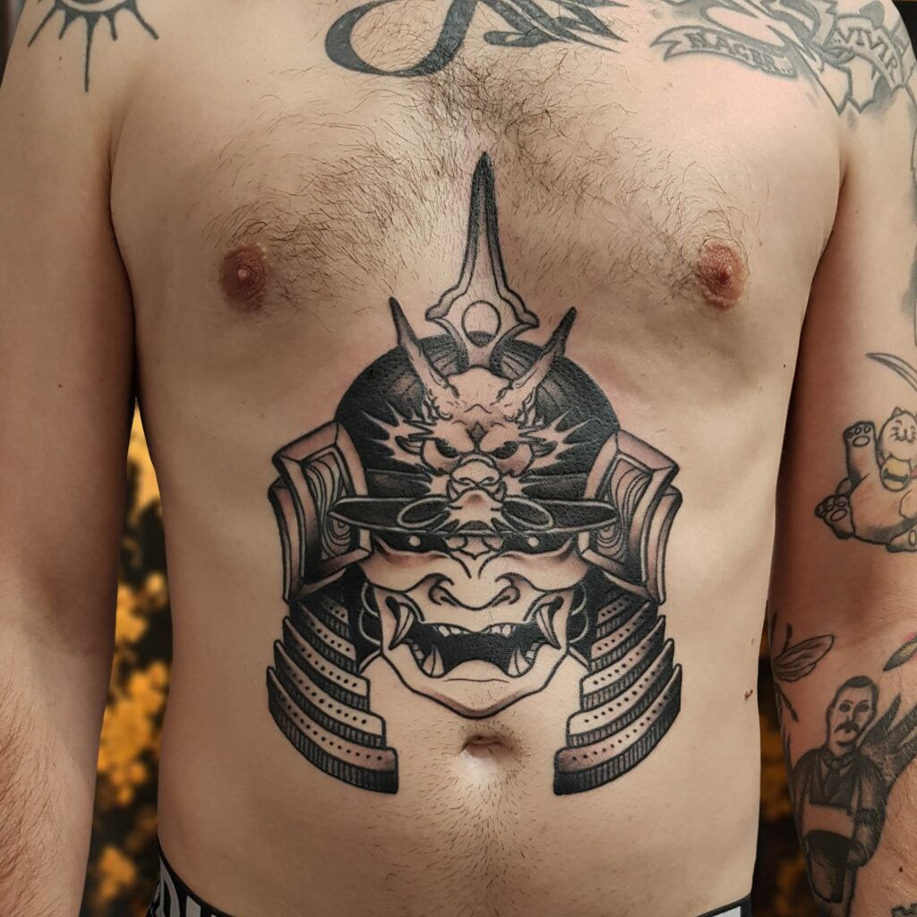 Fabien-Mizura-Samouraï-Masque-tatouage